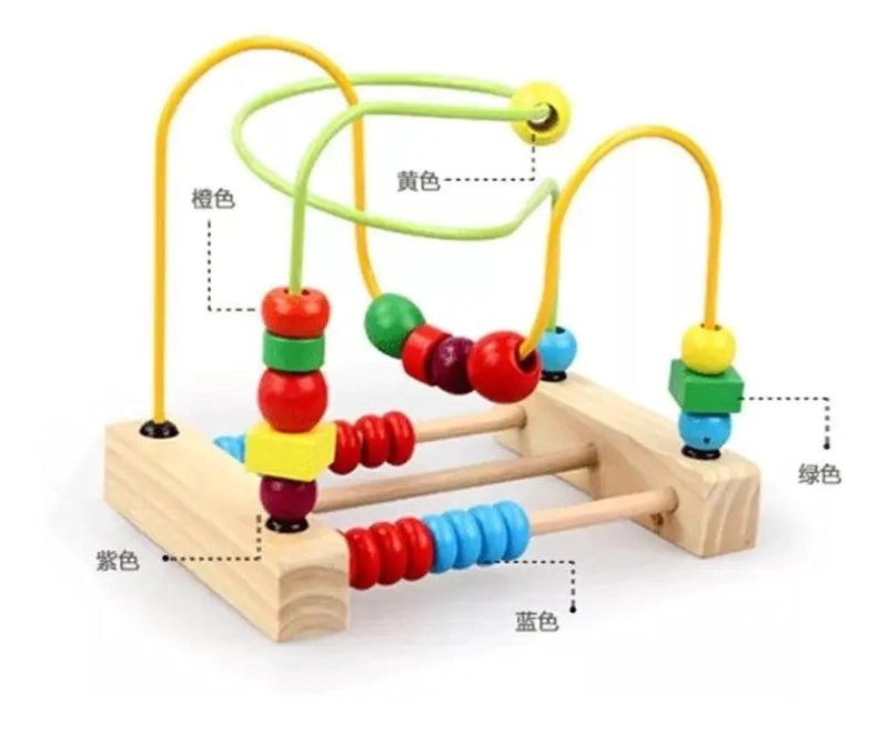 JUGUETE DIDACTICO DE MADERA PARA DESARROLLO INFANTIL - 10