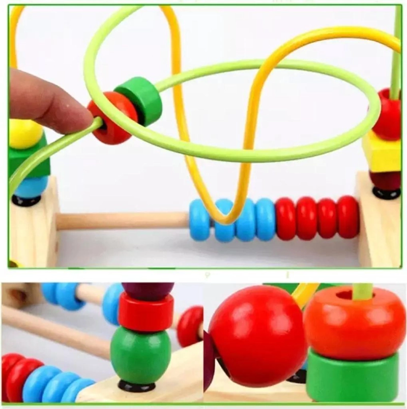 JUGUETE DIDACTICO DE MADERA PARA DESARROLLO INFANTIL - 9