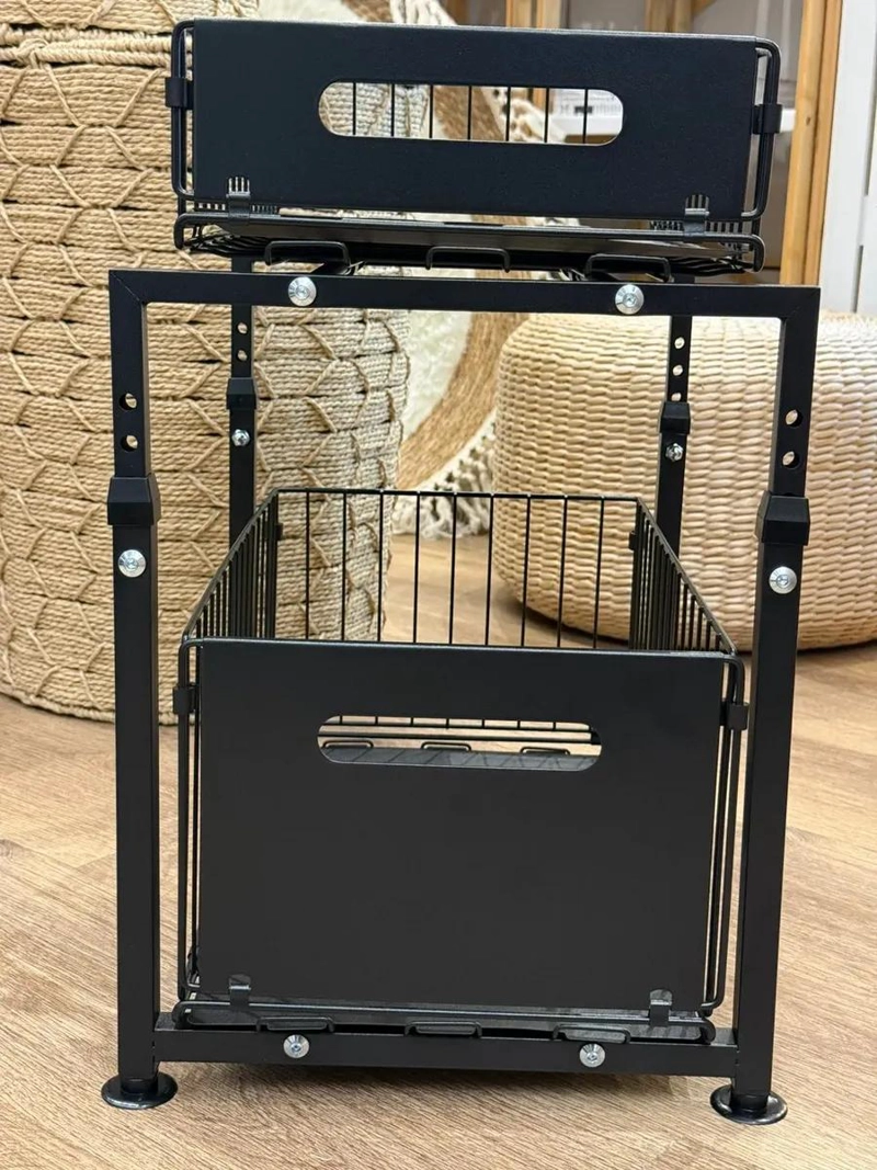 ESTANTE ORGANIZADOR DE 2 NIVELES PARA COCINA Y BAÑO - 9