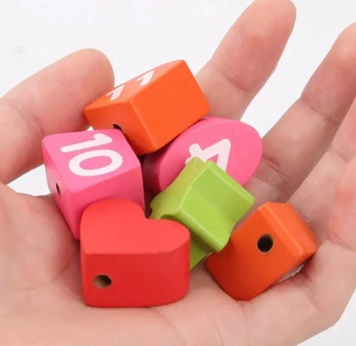 CUBO DIDACTICO DE MADERA CON BLOQUES PARA APRENDIZAJE INFANTIL - 8