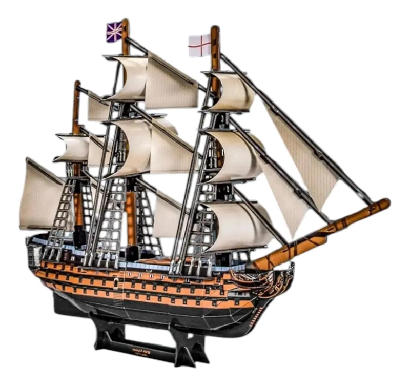 ROMPECABEZAS 3D BARCO PIRATA PARA CONSTRUCCION CREATIVA - 2