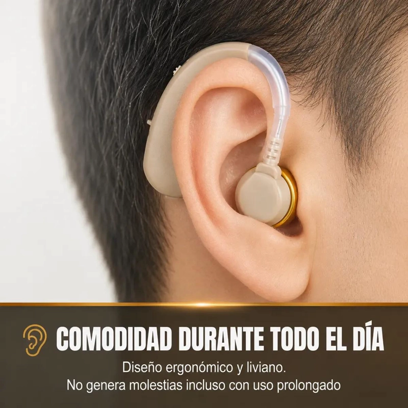 AUDIFONOS AMPLIFICADORES DE SONIDO RECARGABLES E INALAMBRICOS - 6