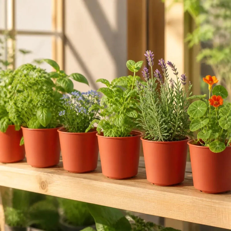 PACK DE 50 MACETAS PLASTICAS PARA PLANTULAS Y CULTIVOS - 8