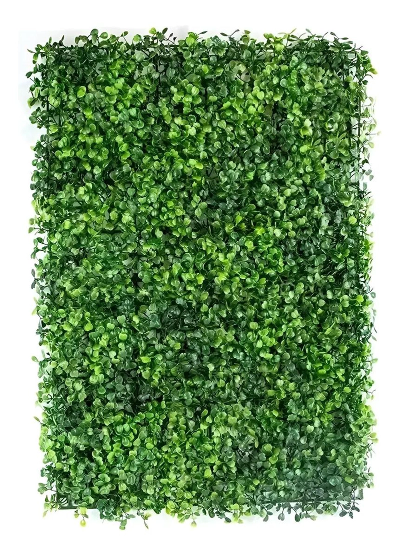PANELES DE FOLLAJE ARTIFICIAL VERDE PARA DECORACION DE MUROS 60X40 CM - 3