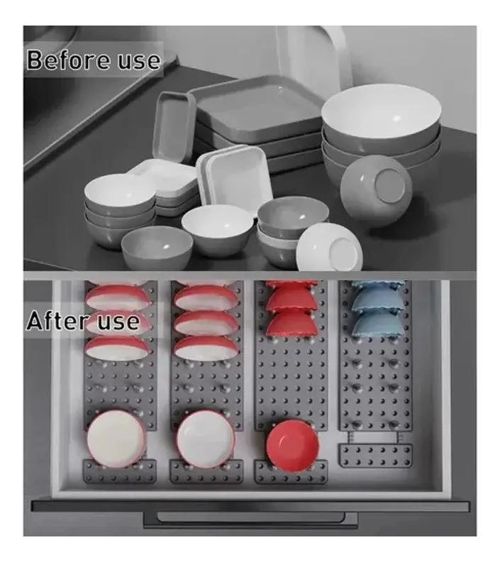 ESTANTE AJUSTABLE PARA DRENAJE DE COCINA ORGANIZADOR - 4