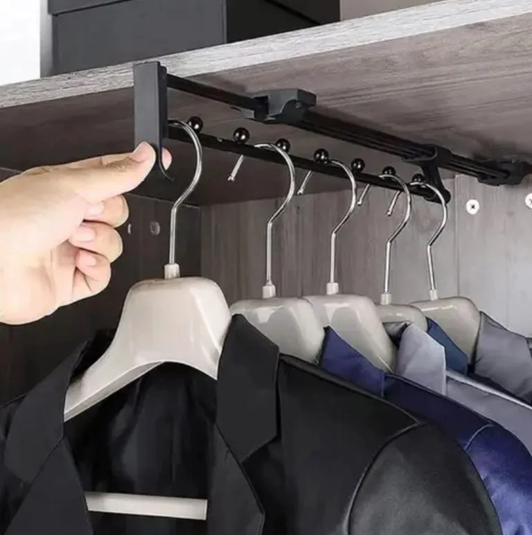 BARRA TELESCOPICA EXTRAIBLE PARA CLOSET Y ARMARIO 45CM - 5