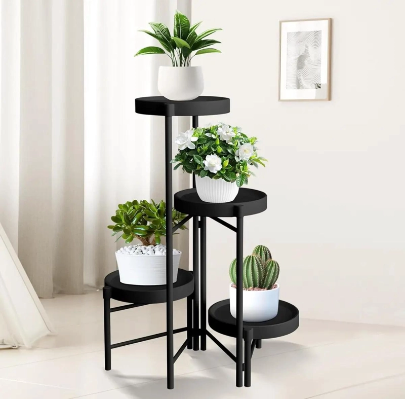 SOPORTE ORGANIZADOR DESMONTABLE PARA MACETAS DE METAL - 8