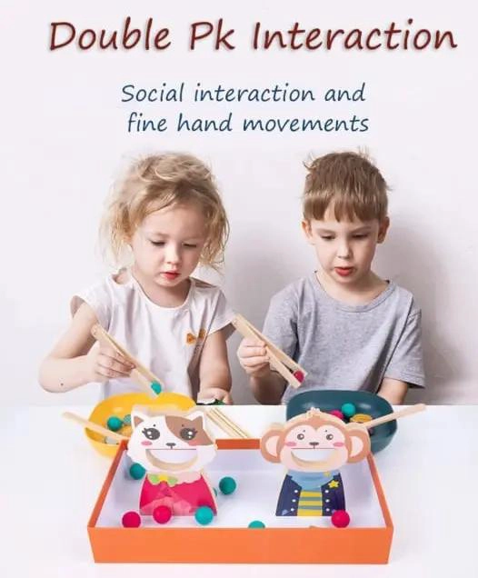 JUGUETE DIDACTICO DE MADERA PARA MOTRICIDAD FINA INFANTIL - 3