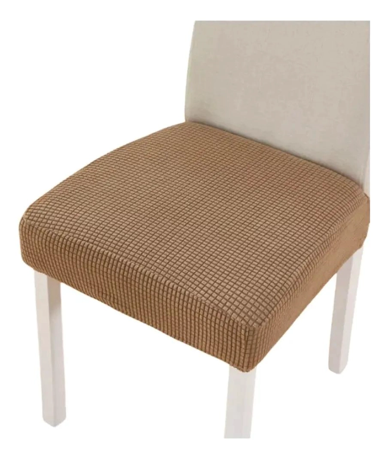 PACK DE 8 FUNDAS ELASTICAS PARA ASIENTO DE SILLA DE COMEDOR - 3