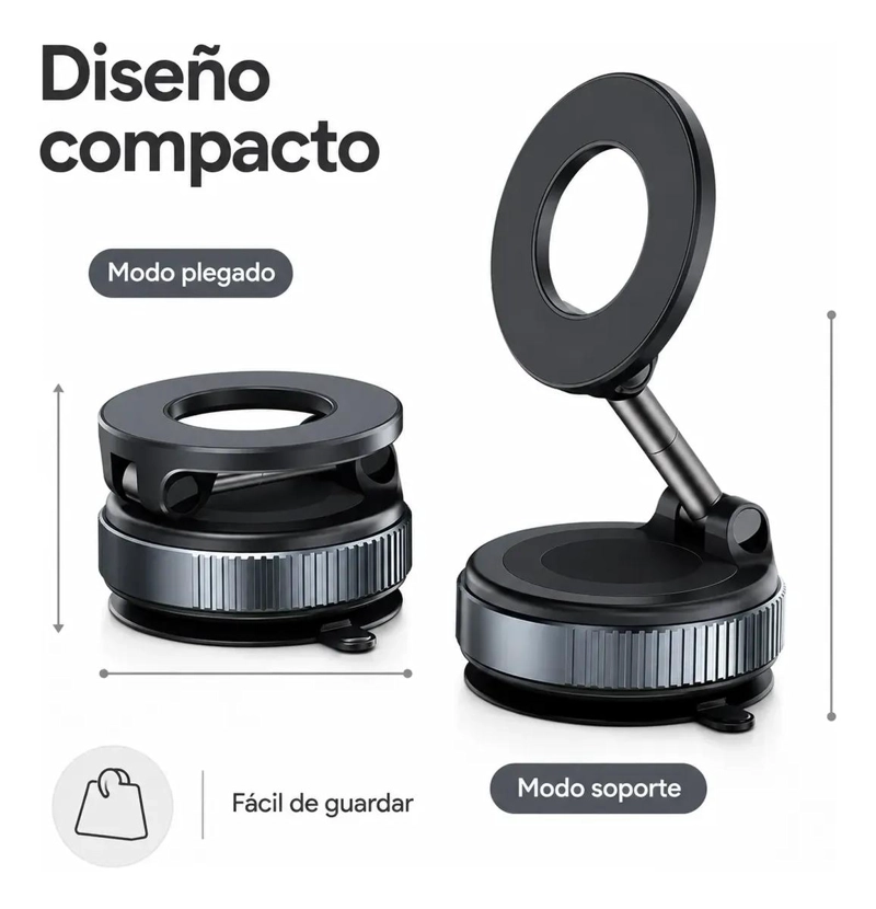 SOPORTE MAGNE TICO UNIVERSAL PARA CELULARES EN VEHICULOS - 2