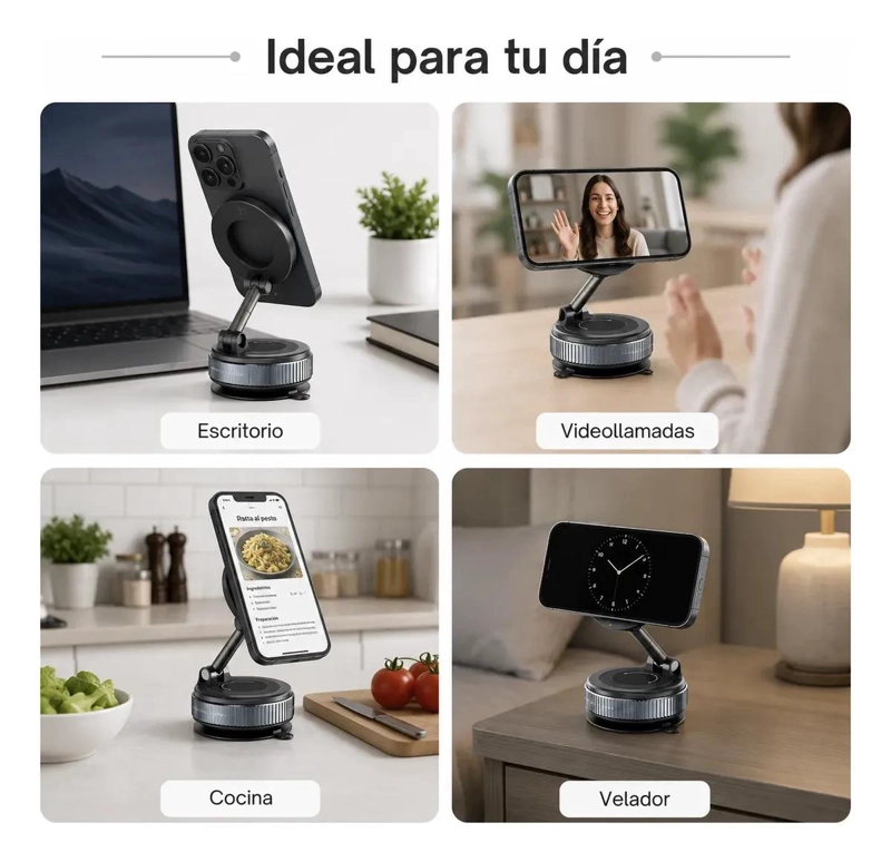 SOPORTE MAGNE TICO UNIVERSAL PARA CELULARES EN VEHICULOS - 3