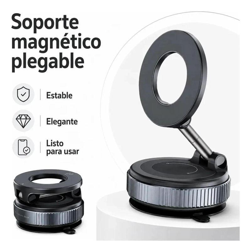 SOPORTE MAGNE TICO UNIVERSAL PARA CELULARES EN VEHICULOS - 5