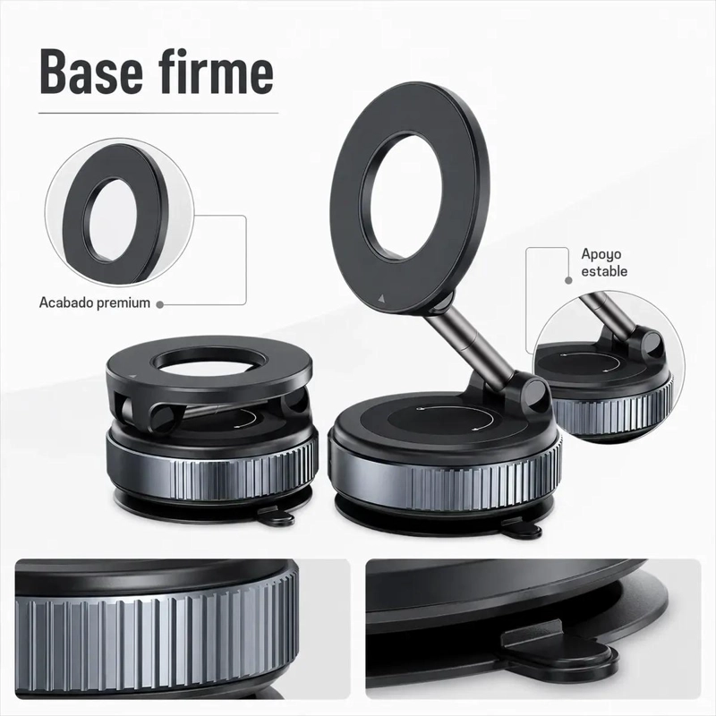 SOPORTE MAGNE TICO UNIVERSAL PARA CELULARES EN VEHICULOS - 6