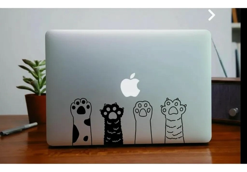 VINILOS ADHESIVOS DE PATITAS DE GATO PARA DECORAR - 2