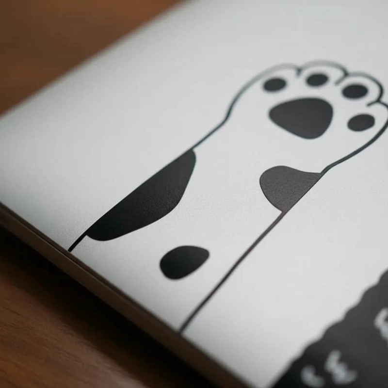 VINILOS ADHESIVOS DE PATITAS DE GATO PARA DECORAR - 4