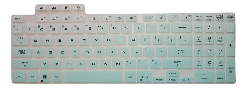 CUBIERTA DE TECLADO PARA PROTECCION DE POLVO Y HUMEDAD - 1
