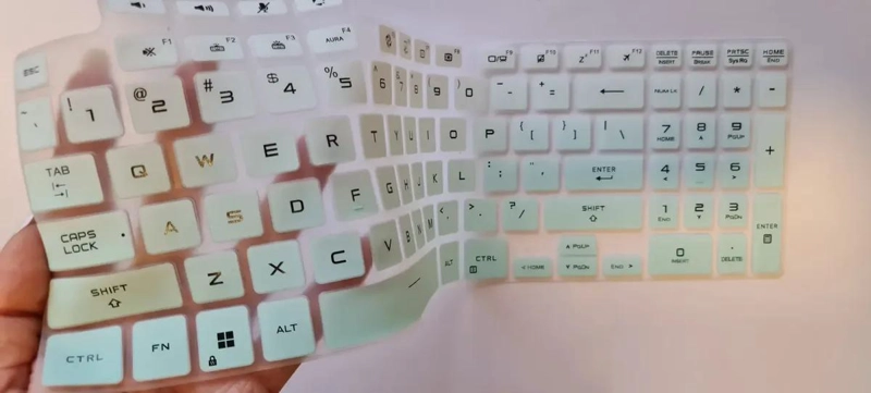 CUBIERTA DE TECLADO PARA PROTECCION DE POLVO Y HUMEDAD - 4