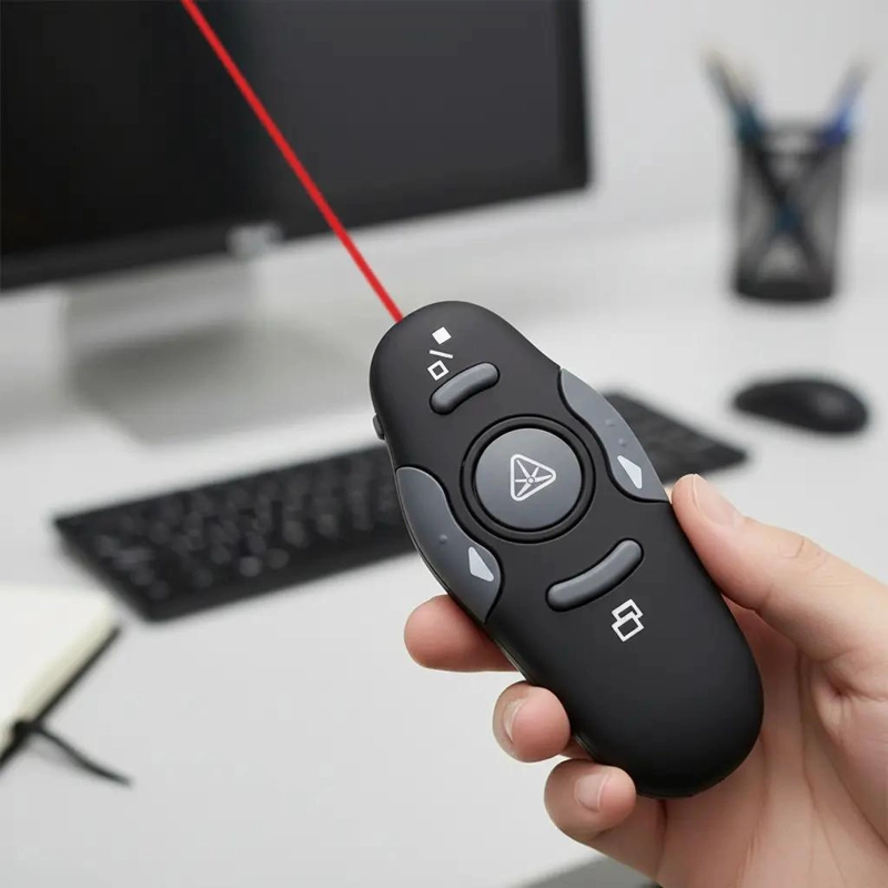 PUNTERO LASER ERGONOMICO PARA PRESENTACIONES INALAMBRICAS - 10