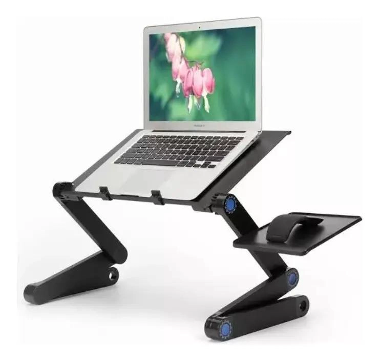 MESA PLEGABLE PARA LAPTOP CON VENTILADORES Y SOPORTE - 10