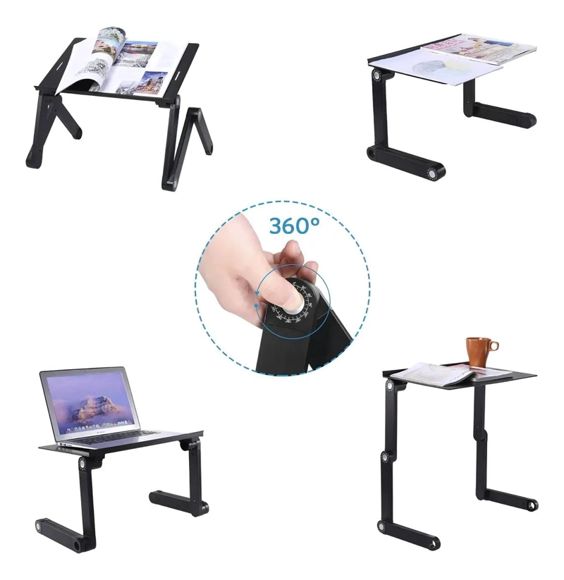 MESA PLEGABLE PARA LAPTOP CON VENTILADORES Y SOPORTE - 3