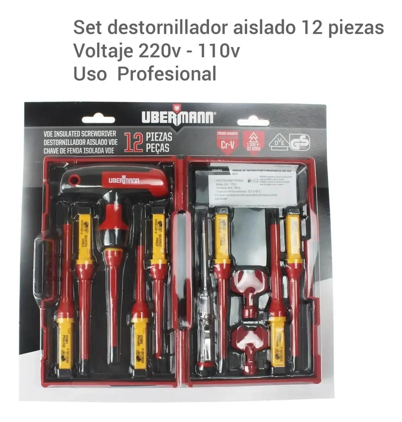 SET DESTORNILLADOR AISLADO 12 PIEZAS - 4