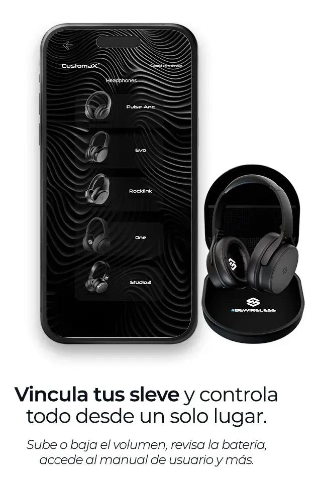 AUDIFONOS INALAMBRICOS BLUETOOTH SLEVE EVO 2GEN COLOR NEGRO - 8