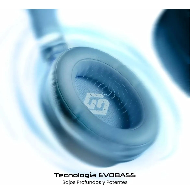 AUDIFONOS INALAMBRICOS OVER-EAR CON BLUETOOTH 5.4 Y 45H DE BATERIA - 3