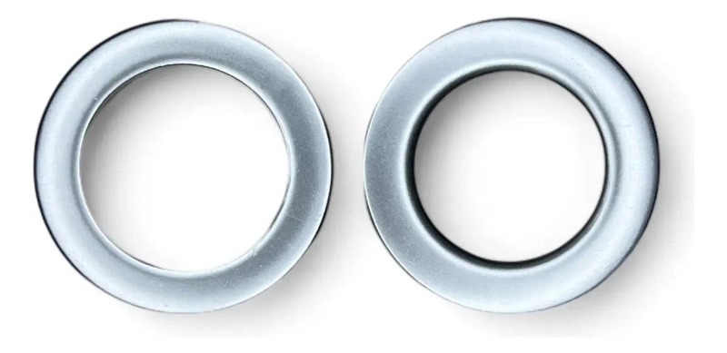 PACK DE 100 ARGOLLAS DE 3.5CM PARA CORTINAS DE PLASTICO - 1