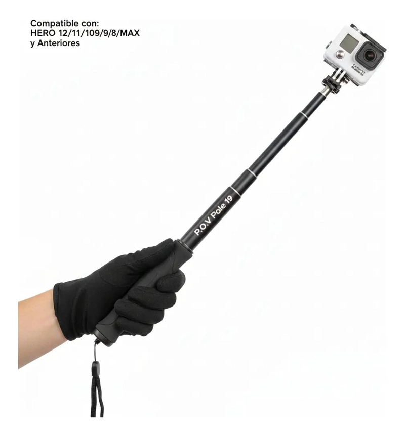 BASTON EXTENSIBLE AJUSTABLE PARA CAPTURA DE IMAGENES - 1