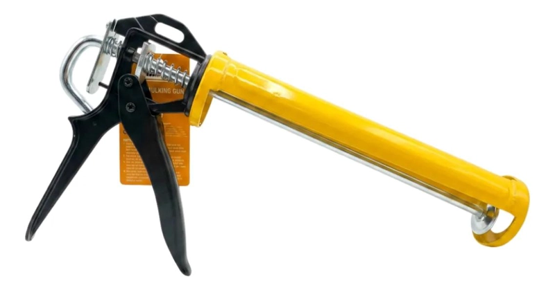 PISTOLA CALAFATERA PROFESIONAL PARA APLICAR SILICONA Y SELLADORES - 1