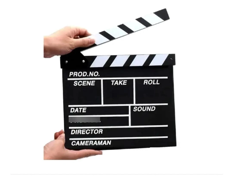 CLAQUETA DE CINE PROFESIONAL PARA GRABACIONES Y FILMACIONES - 1
