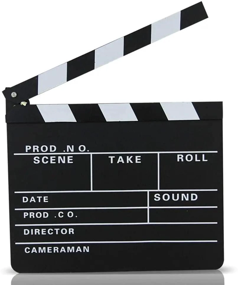 CLAQUETA DE CINE PROFESIONAL PARA GRABACIONES Y FILMACIONES - 2