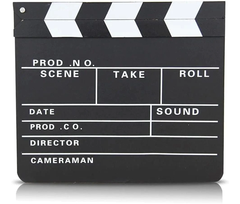 CLAQUETA DE CINE PROFESIONAL PARA GRABACIONES Y FILMACIONES - 3