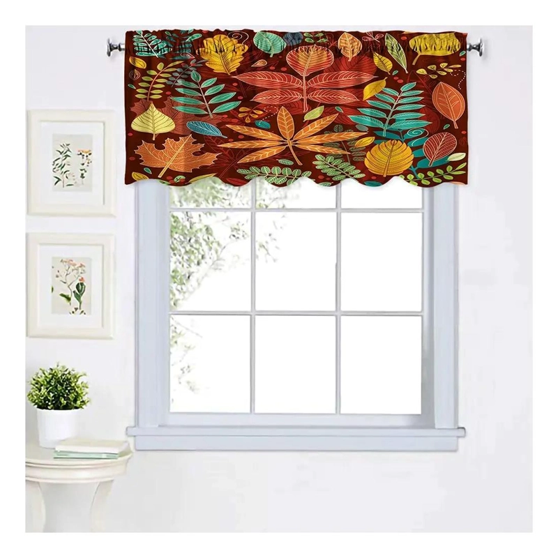 CENEFAS DE OTOÑO PARA VENTANAS Y BAÑO EN PAQUETE DE 2 - 1