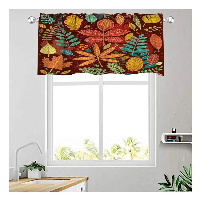 CENEFAS DE OTOÑO PARA VENTANAS Y BAÑO EN PAQUETE DE 2 - 4