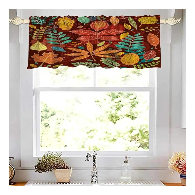 CENEFAS DE OTOÑO PARA VENTANAS Y BAÑO EN PAQUETE DE 2 - 5