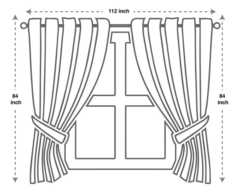 JUEGO DE CORTINAS DE LINO CON CENEFA Y RESPALDO PARA VENTANA - 8
