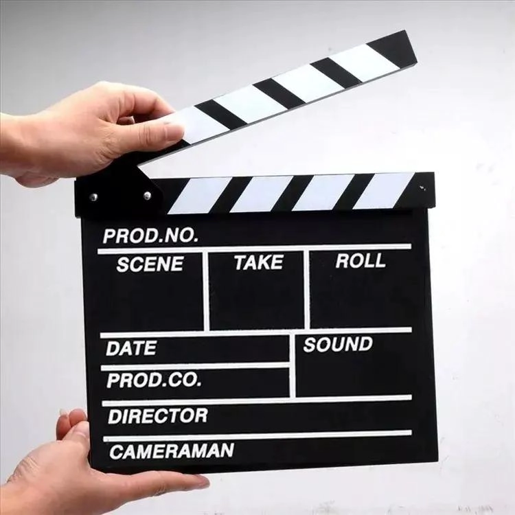 CLAQUETA DE CINE PARA PRODUCCIONES Y TEATRO 30X26 CM - 2