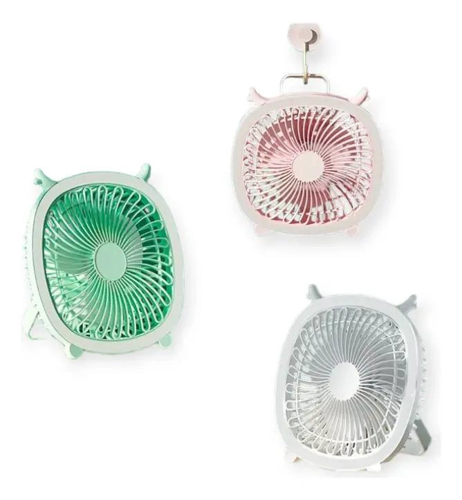VENTILADOR DE ESCRITORIO USB CON LUZ LED Y RESISTENCIA AL AGUA - 5