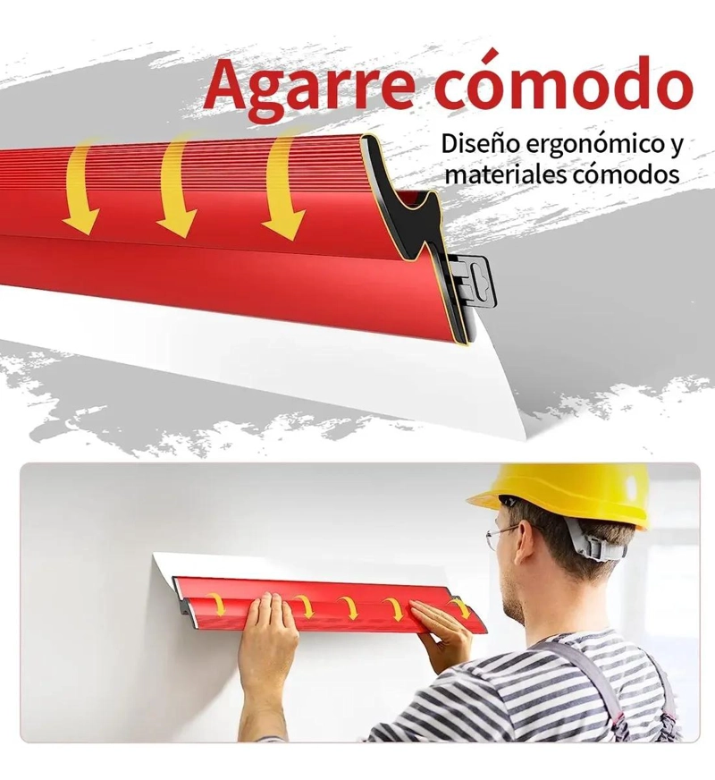 ALISADOR FLEXIBLE DE YESO Y MASILLA DE 40 CM PARA CONSTRUCCION - 5