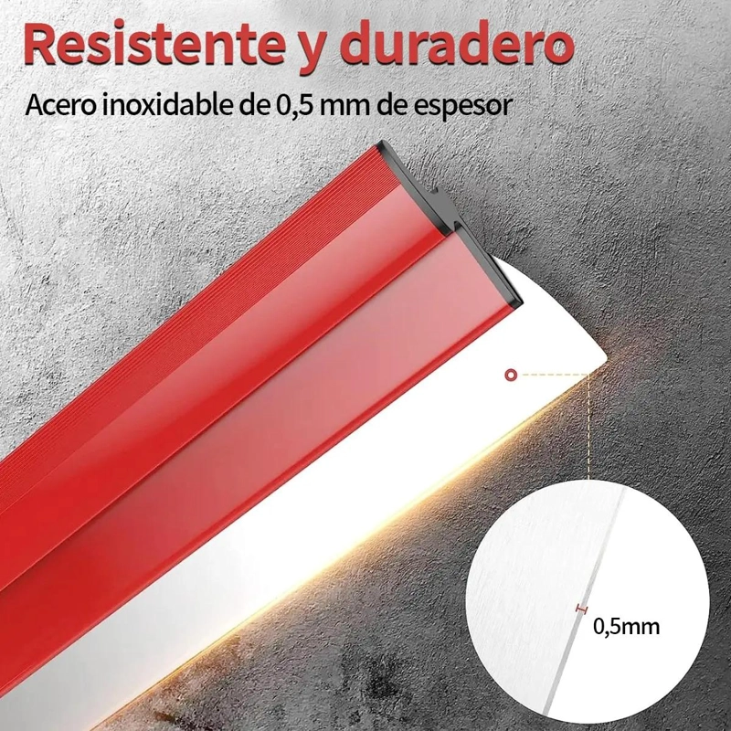 ALISADOR FLEXIBLE DE YESO Y MASILLA DE 40 CM PARA CONSTRUCCION - 6