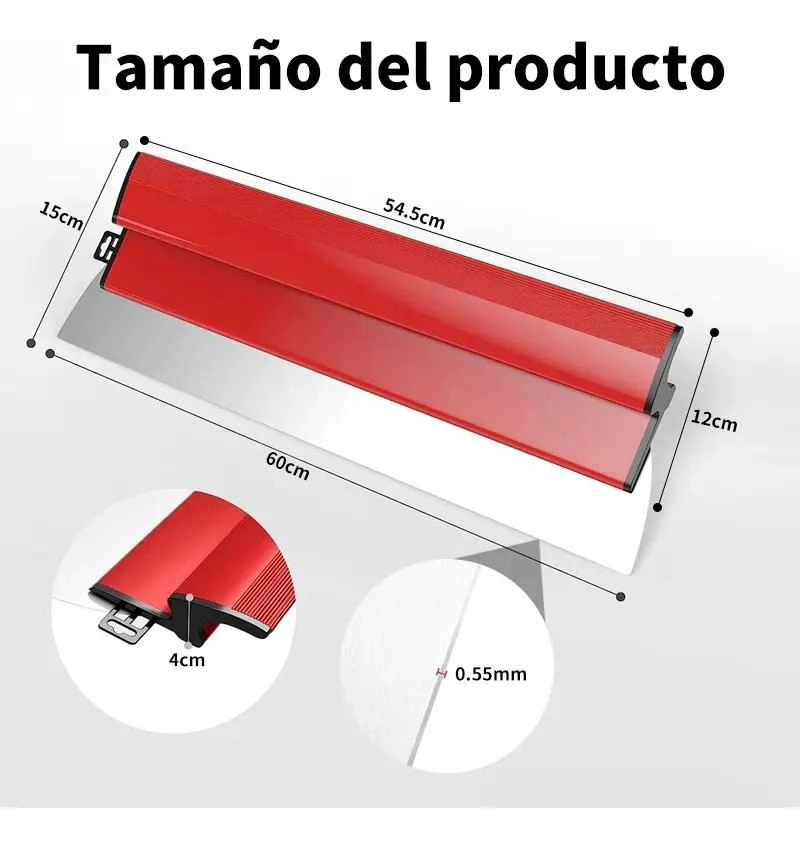 ESPATULA DE ACERO INOXIDABLE 60 CM FLEXIBLE - 4