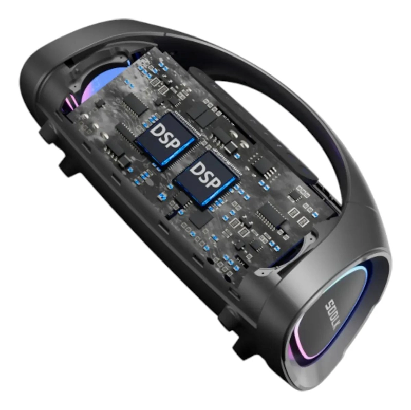 PARLANTE BLUETOOTH KARAOKE 320W IPX6 CON 2 MICROFONOS - 2