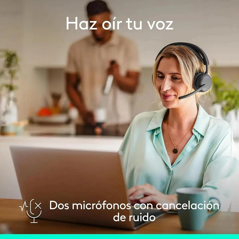 AUDIFONOS INALAMBRICOS CON CANCELACION DE RUIDO Y MICROFONO - 4