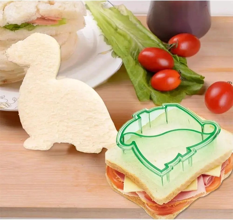 KIT DE 50 PIEZAS PARA HACER SANDWICHES CON CORTADORES DE FORMAS VARIADAS PARA NI - 3