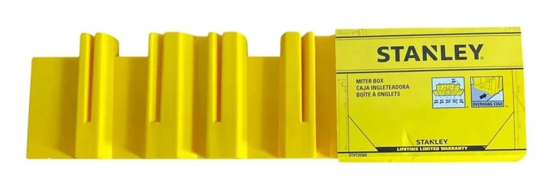 CAJA DE INGLETES PARA CORTES EN ANGULOS DE 45 Y 90 GRADOS - 1