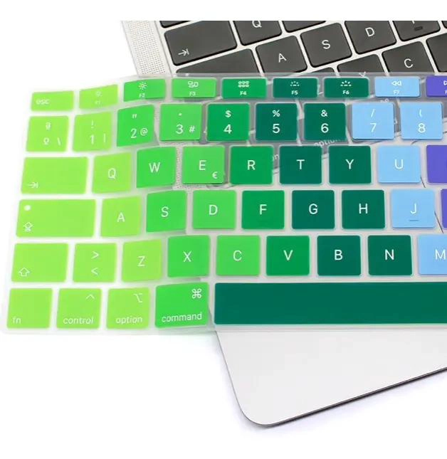 PROTECTOR DE TECLADO COLORIDO PARA MACBOOK AIR 13 PULGADAS - 2
