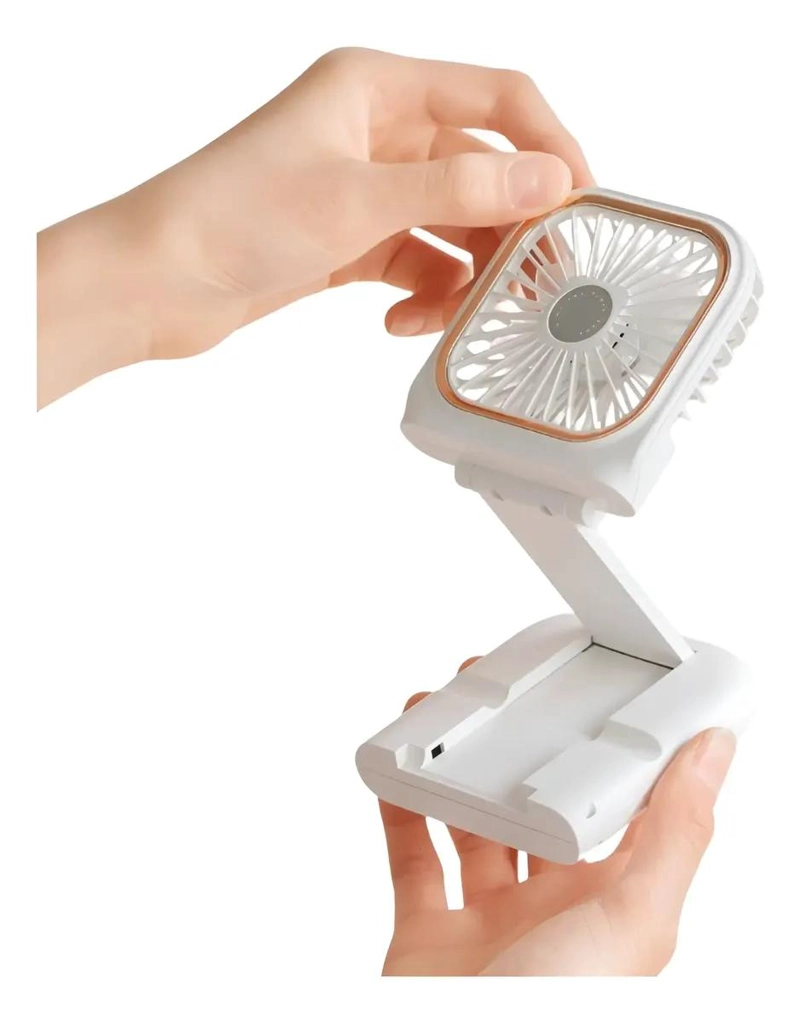 VENTILADOR PORTATIL RECARGABLE USB COMPACTO Y LIGERO - 1