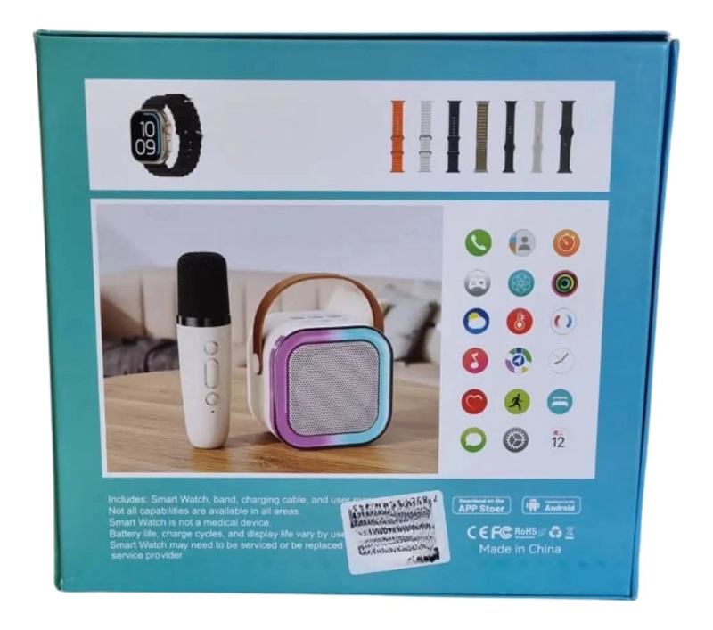 SMARTWATCH MULTIFUNCIONAL CON PARLANTE Y MICROFONO INALAMBRICO - 4