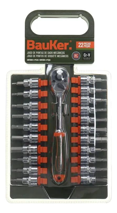 SET CARRACA 3/8 PULGADAS 22 PIEZAS CON DADOS - 4